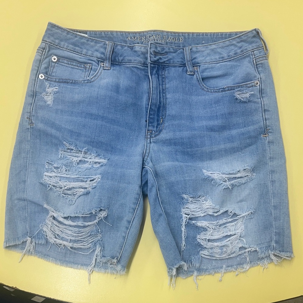 American Eagle Outfitters Light Blue Jean Shorts